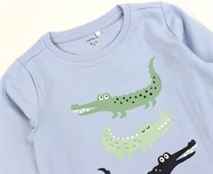 Name It chambray blue krokodille top